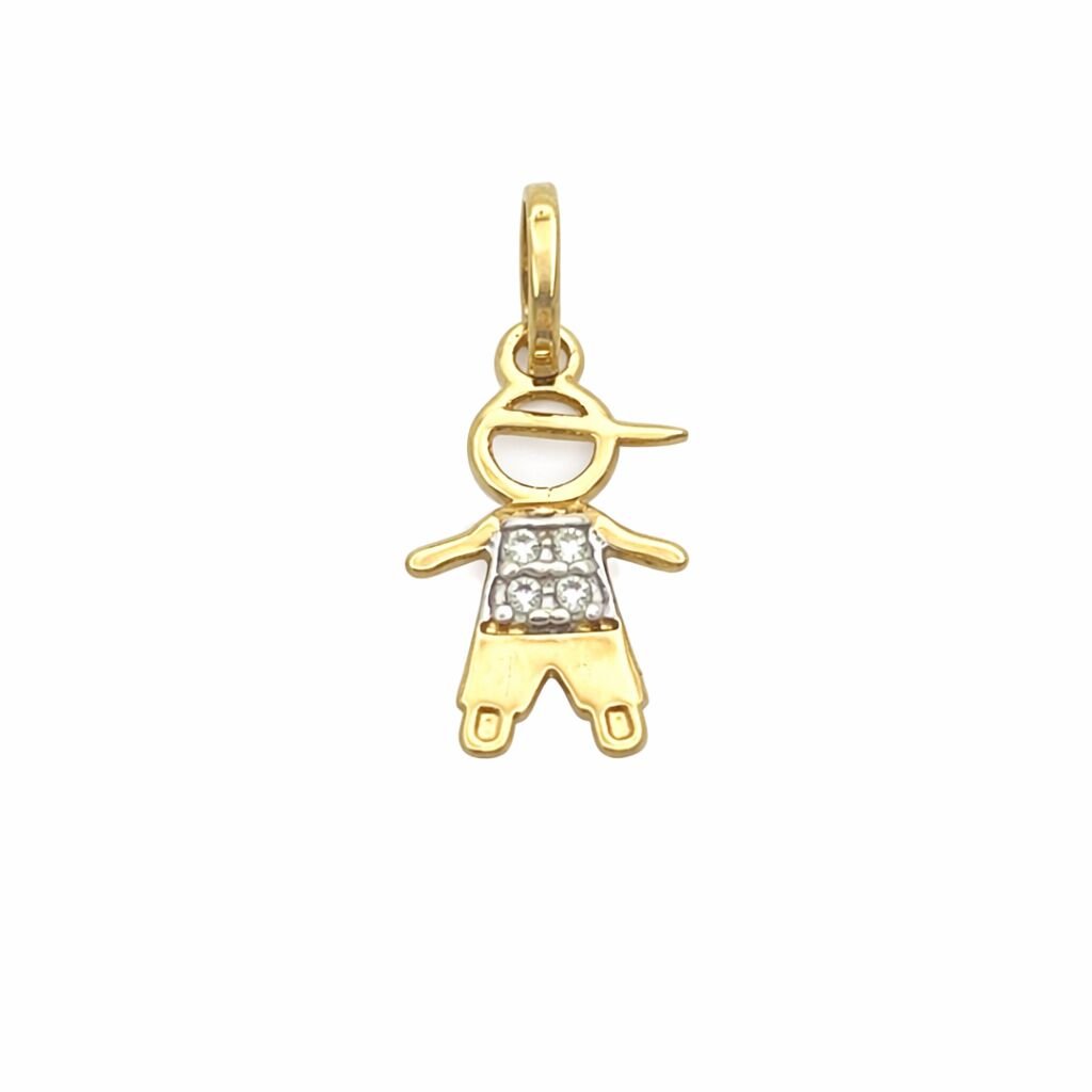 Pingente Menino Ouro 18K