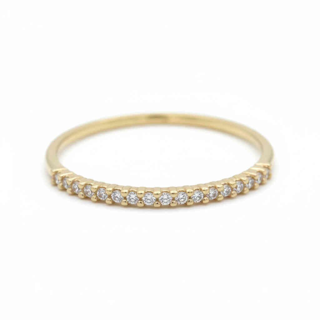 Meia Aliança Ouro 10k