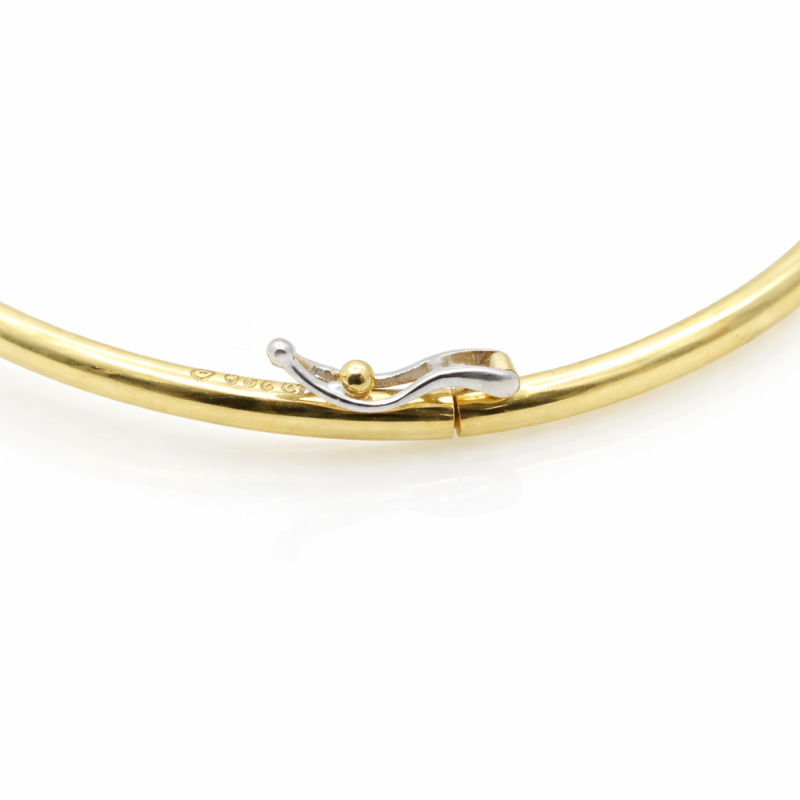 Bracelete Liso Ouro 18k