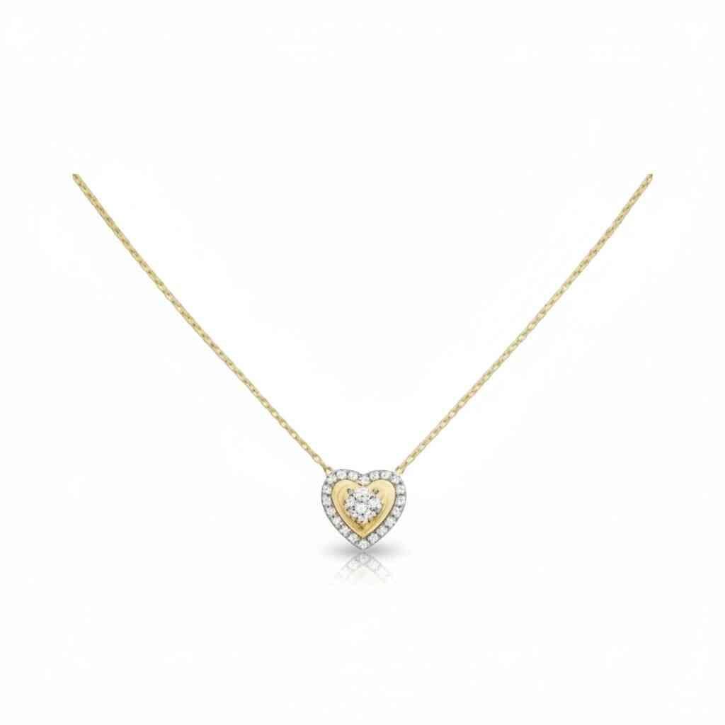Gargantilha Ouro 18k com 26 Diamantes 0.130 CT