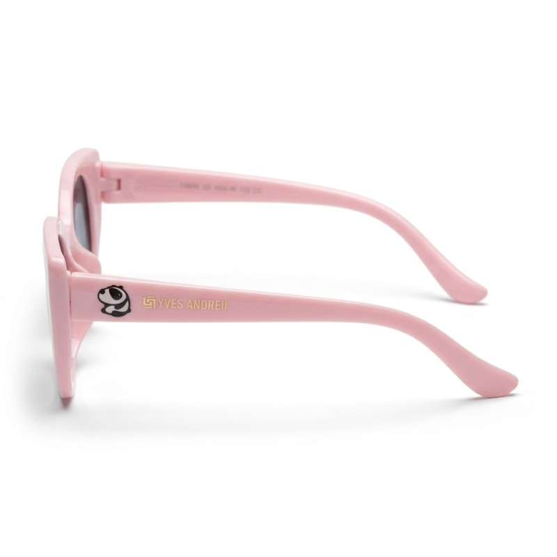 Óculos de Sol Infantil Rosa Yves Andreii