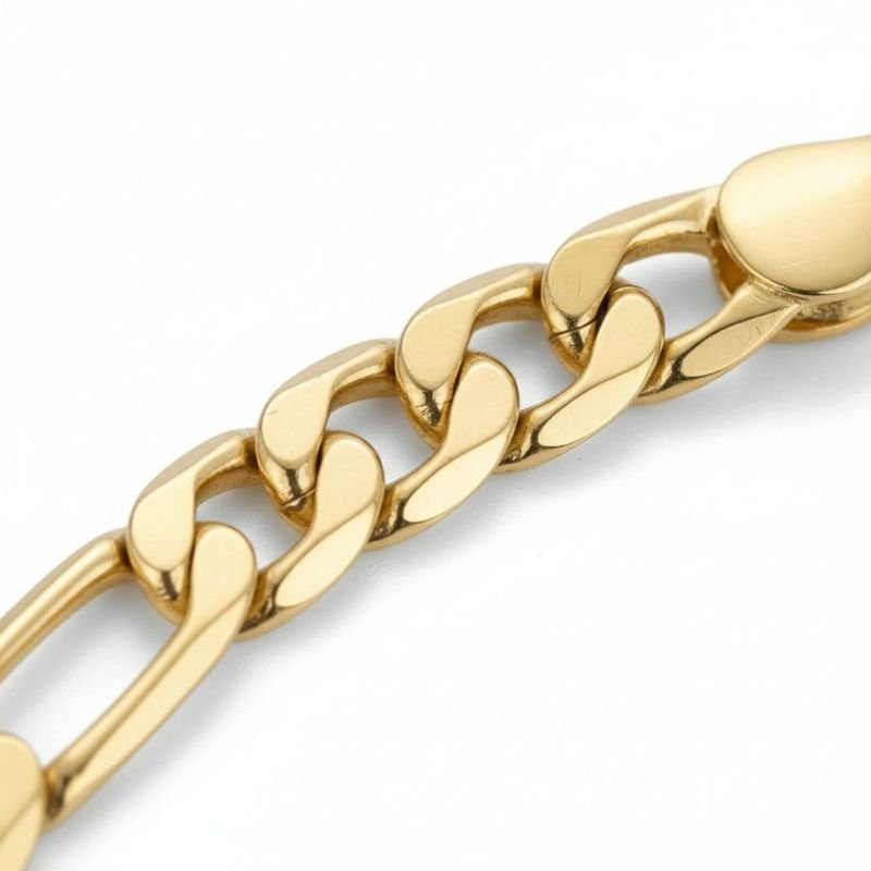 Pulseira Grumet 3x1 Masculina em Ouro 18K – 21cm / 7,80g