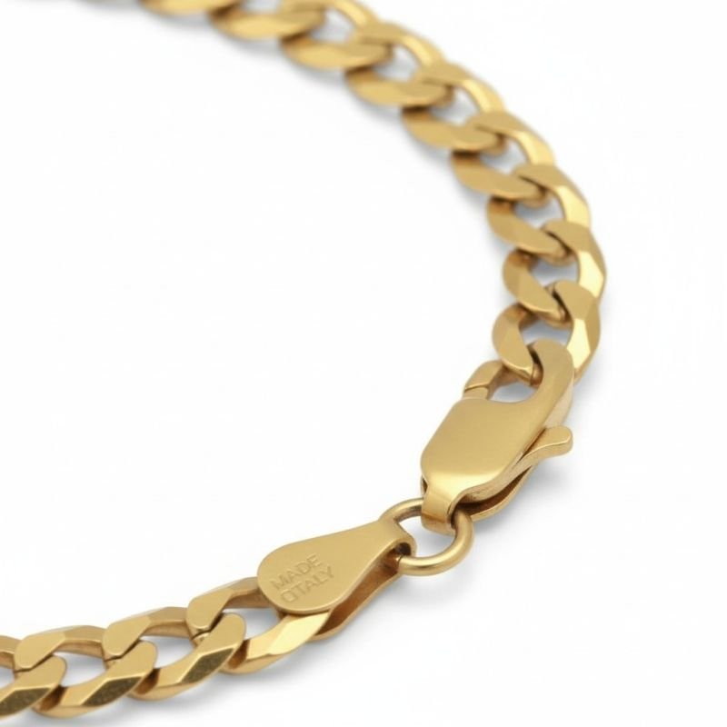 Pulseira Grumet Masculina em Ouro 18K – 21cm / 4,0g