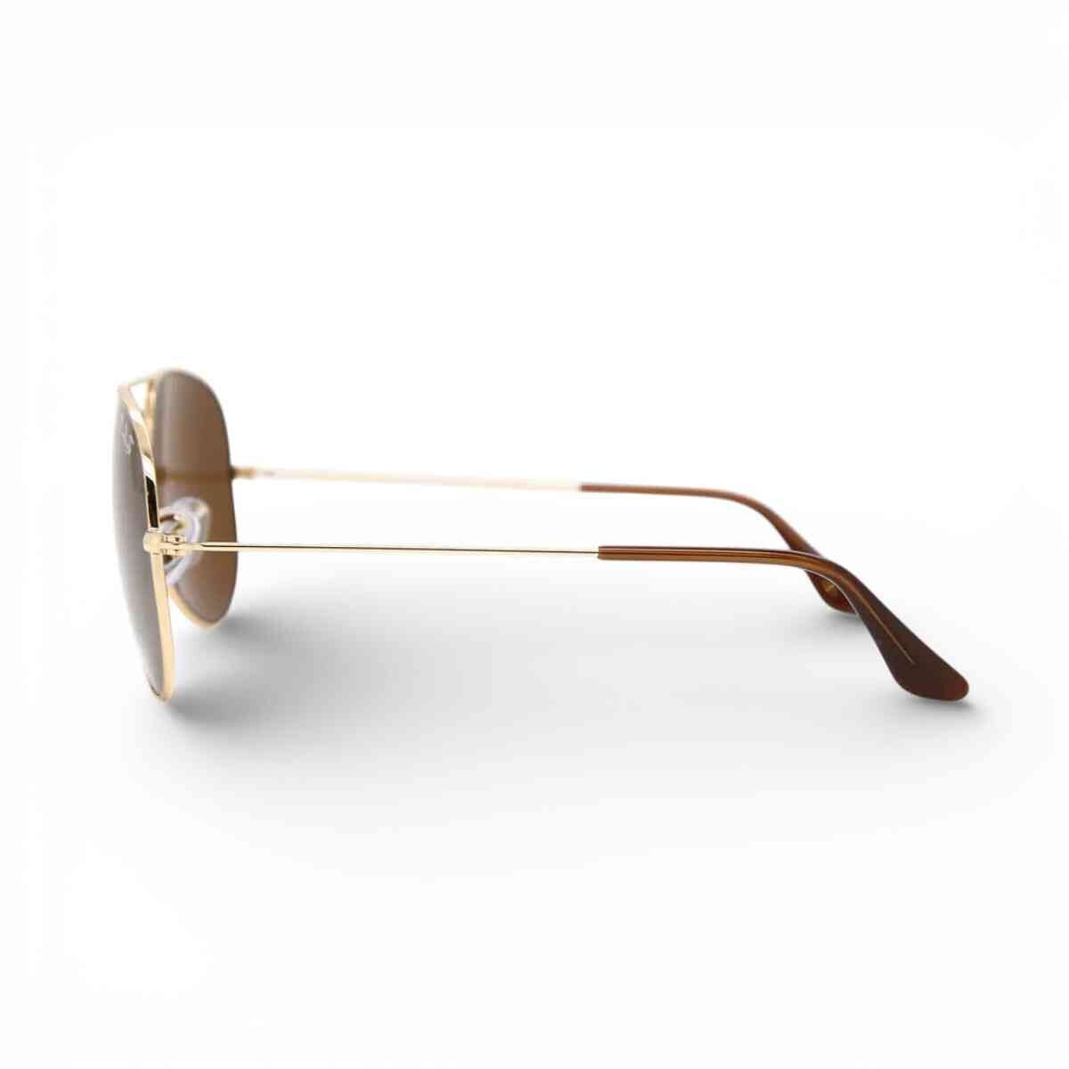 Óculos de Sol Metal Dourado Ray-Ban Aviador