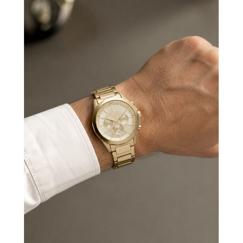 Relógio Masculino Dourado Armani Exchange