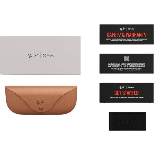 Óculos de Sol Ray Ban Meta Wearable Wayfarer Transitions